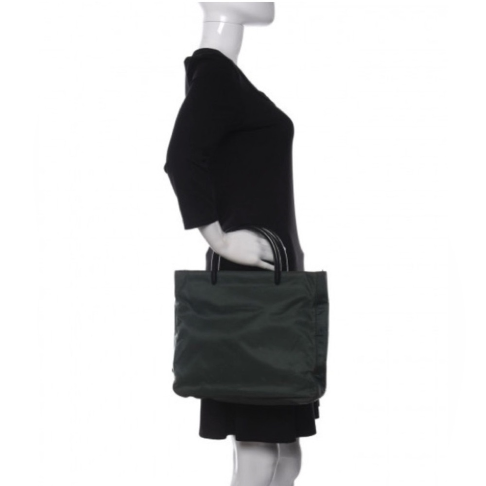 Prada Green Mini Tote Top-Handle - Picture 2 of 12